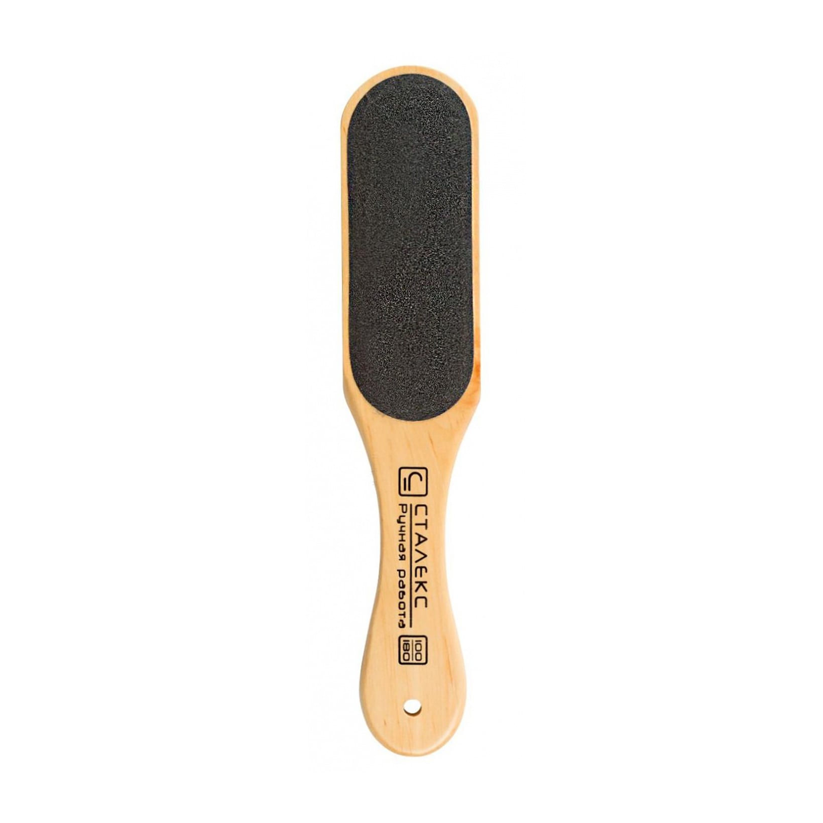 Дерев'яна терка для стоп Staleks Pro Beauty &amp; Care 10 Type 1, 100/180 гритів, ABC 10/1
